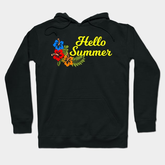 Summertime Hoodie by Boo Face Designs